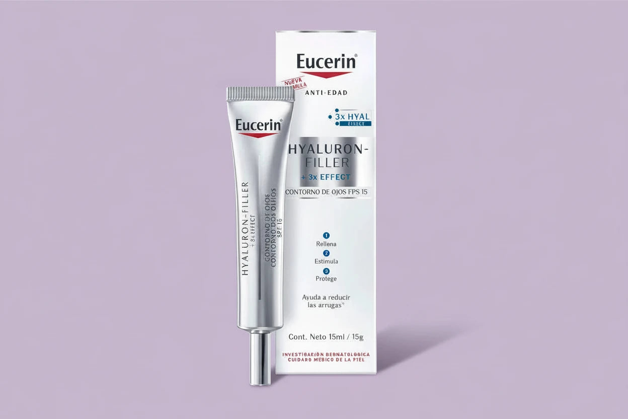 EUCERIN Hyaluron-Filler 3X Effect Contorno de ojos antiarrugas